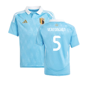 2024-2025 Belgium Away Shirt (Kids) (Vertonghen 5) 2024-2025 Belgium Away Shirt (Kids) (Vertonghen 5)