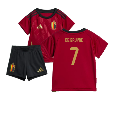 2024-2025 Belgium Home Baby Kit (De Bruyne 7)