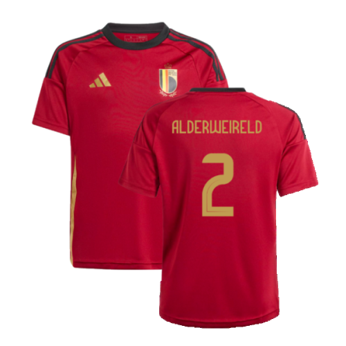 2024-2025 Belgium Home Fan Shirt (Kids) (Alderweireld 2)