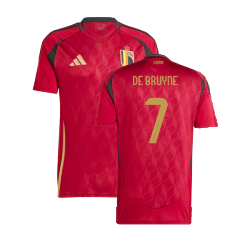 2024-2025 Belgium Home Fan Shirt (Kids) (De Bruyne 7)