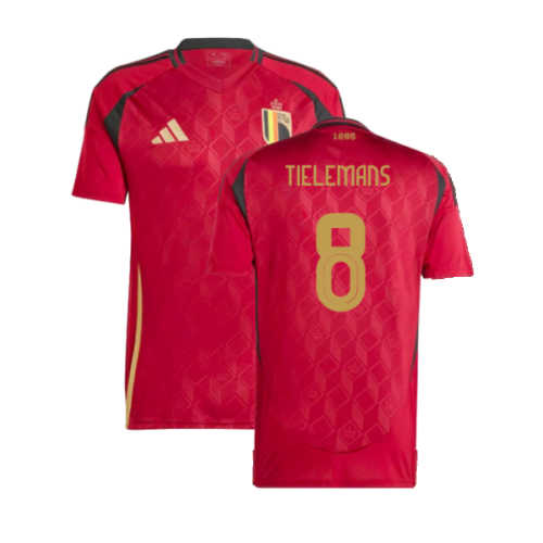 2024-2025 Belgium Home Fan Shirt (Kids) (Tielemans 8)