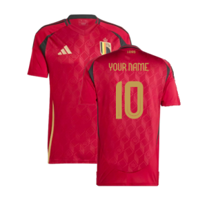 2024-2025 Belgium Home Fan Shirt (Kids) (Your Name)