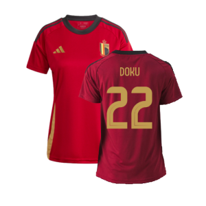 2024-2025 Belgium Home Fan Shirt (Ladies) (Doku 22)