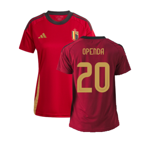 2024-2025 Belgium Home Fan Shirt (Ladies) (Openda 20)