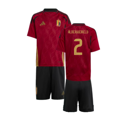 2024-2025 Belgium Home Mini Kit (Alderweireld 2)