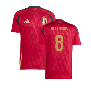 2024-2025 Belgium Home Shirt (Tielemans 8) 2024-2025 Belgium Home Shirt (Tielemans 8)