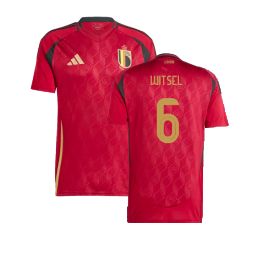 2024-2025 Belgium Home Shirt (Witsel 6)