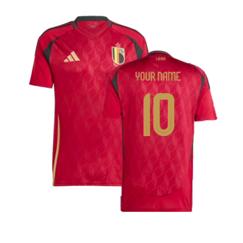 2024-2025 Belgium Home Shirt (Your Name)