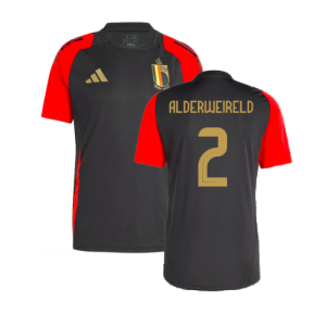 2024-2025 Belgium Training Jersey (Black) (Alderweireld 2)