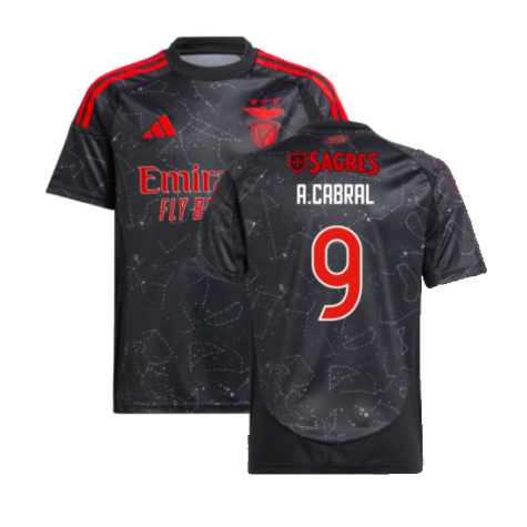 2024-2025 Benfica Away Shirt (Kids) (A.Cabral 9)