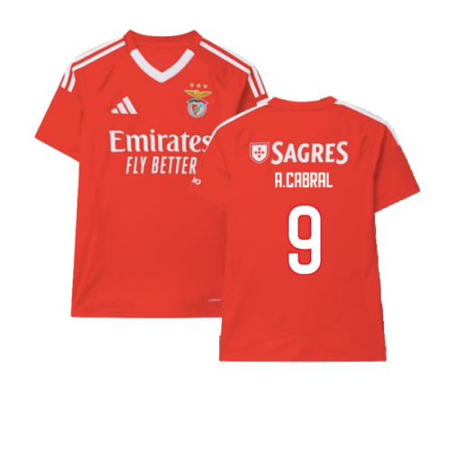 2024-2025 Benfica Home Shirt (A.Cabral 9)