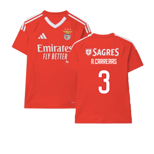 2024-2025 Benfica Home Shirt (A.Carreras 3)