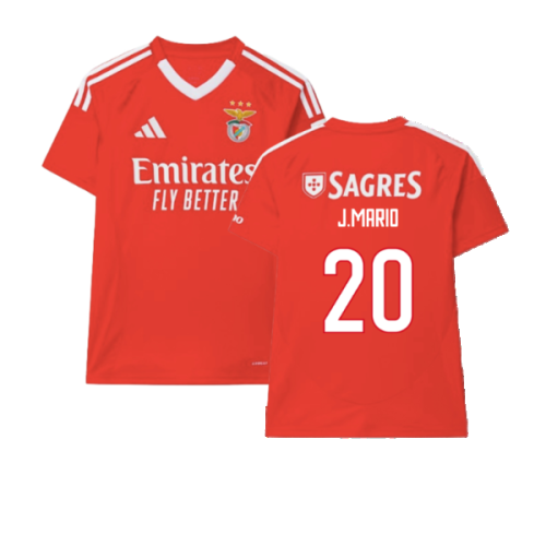 2024-2025 Benfica Home Shirt (J.Mario 20)