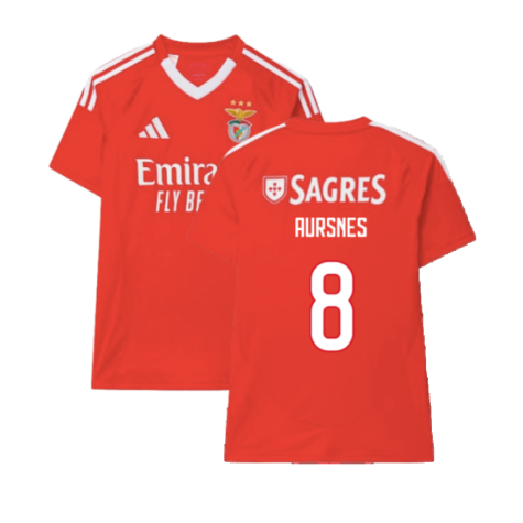 2024-2025 Benfica Home Shirt (Kids) (Aursnes 8)