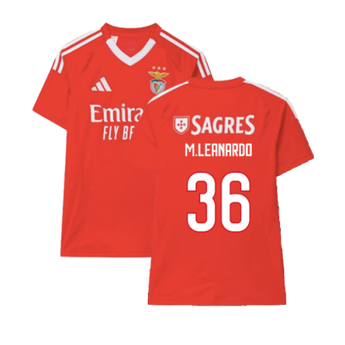 2024-2025 Benfica Home Shirt (Kids) (M.Leanardo 36)