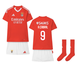 2024-2025 Benfica Home Youth Kit (A.Cabral 9)