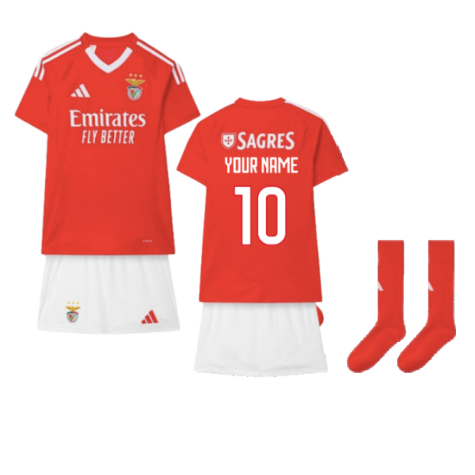 2024-2025 Benfica Home Youth Kit (Your Name)