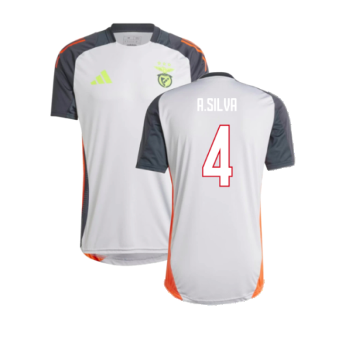 2024-2025 Benfica Training Jersey (Grey) (A.Silva 4)