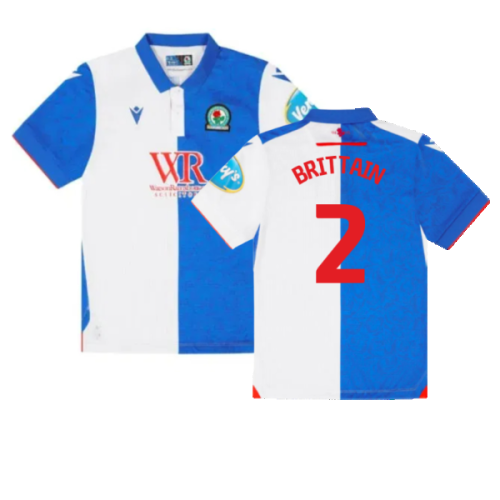 2024-2025 Blackburn Rovers Home Shirt (Kids) (Brittain 2)