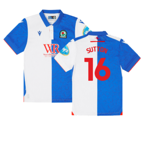 2024-2025 Blackburn Rovers Home Shirt - Kids (Sutton 16)