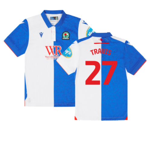 2024-2025 Blackburn Rovers Home Shirt - Kids (Travis 27)