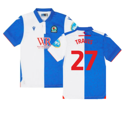 2024-2025 Blackburn Rovers Home Shirt (Kids) (Travis 27)