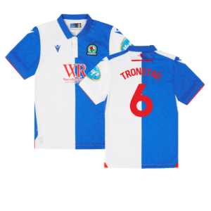 2024-2025 Blackburn Rovers Home Shirt - Kids (Tronstad 6) 2024-2025 Blackburn Rovers Home Shirt - Kids (Tronstad 6)