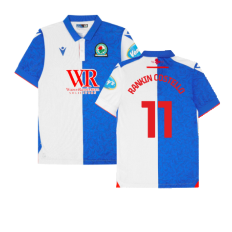 2024-2025 Blackburn Rovers Home Shirt (Rankin Costello 11)