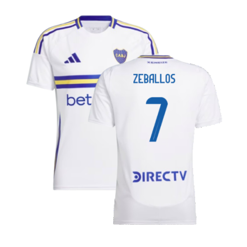 2024-2025 Boca Juniors Away Shirt (Zeballos 7)