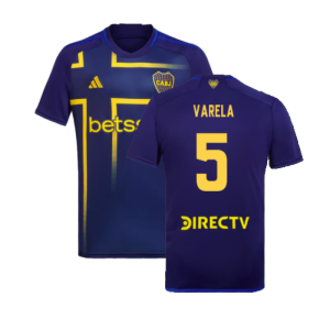 2024-2025 Boca Juniors Third Shirt (Varela 5)