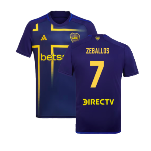 2024-2025 Boca Juniors Third Shirt (Zeballos 7)