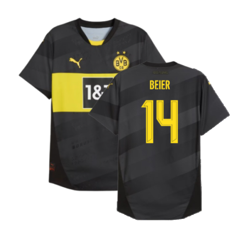 2024-2025 Borussia Dortmund Authentic Away Shirt (Beier 14)