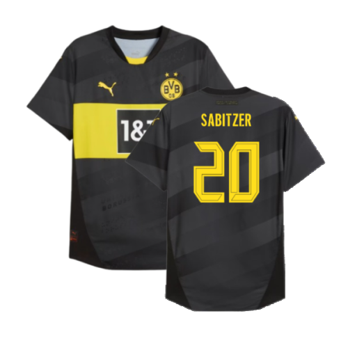 2024-2025 Borussia Dortmund Authentic Away Shirt (Sabitzer 20)