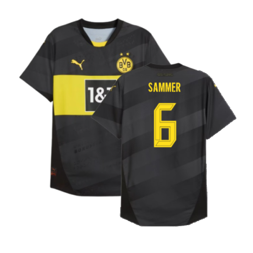 2024-2025 Borussia Dortmund Authentic Away Shirt (Sammer 6)