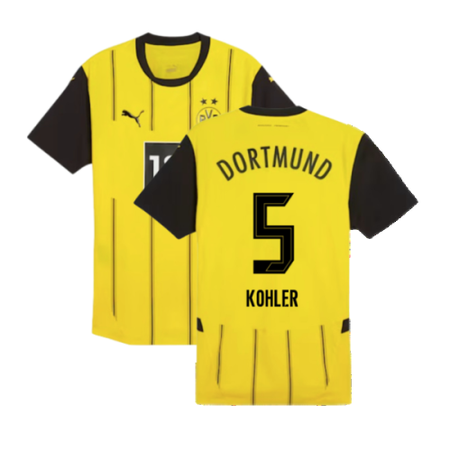 2024-2025 Borussia Dortmund Authentic Home Shirt (Kohler 5)