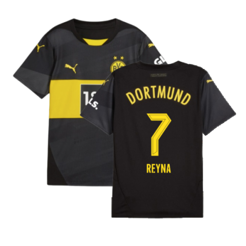 2024-2025 Borussia Dortmund Away Shirt (Kids) (Reyna 7)