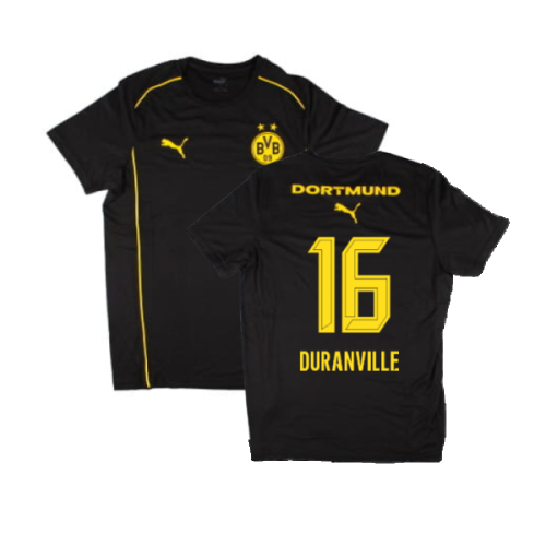 2024-2025 Borussia Dortmund Casuals Tee (Black) (Duranville 16)