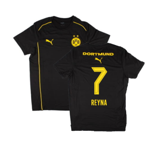 2024-2025 Borussia Dortmund Casuals Tee (Black) (Reyna 7)