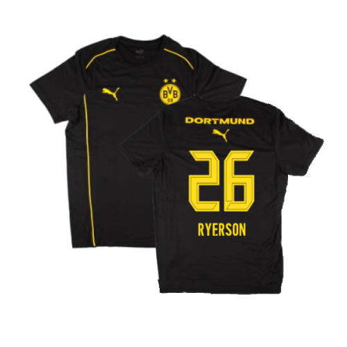 2024-2025 Borussia Dortmund Casuals Tee (Black) (Ryerson 26)