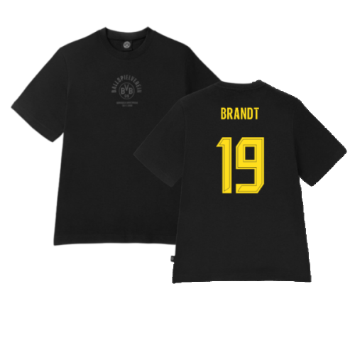 2024-2025 Borussia Dortmund ESS Tee (Black) (Brandt 19)