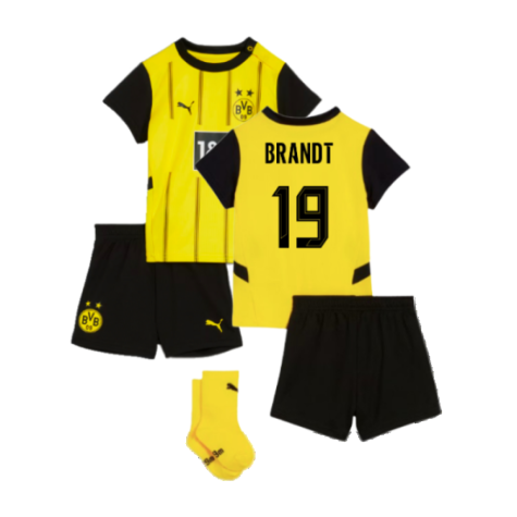 2024-2025 Borussia Dortmund Home Baby Kit (Brandt 19)