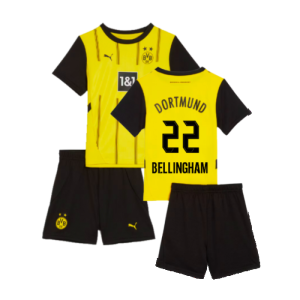 2024-2025 Borussia Dortmund Home Mini Kit (Bellingham 22)