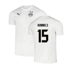 2024-2025 Borussia Dortmund Pre-Match Shirt (White) (Hummels 15)