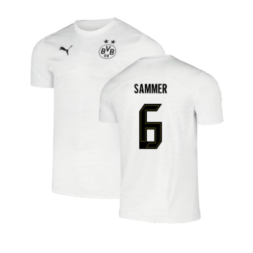 2024-2025 Borussia Dortmund Pre-Match Shirt (White) (Sammer 6)