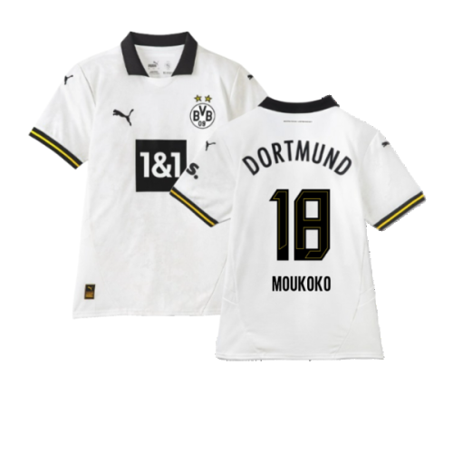 2024-2025 Borussia Dortmund Third Shirt (Kids) (Moukoko 18)