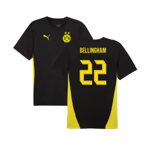 2024-2025 Borussia Dortmund Training Shirt (Black) (Bellingham 22)