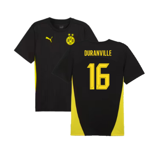 2024-2025 Borussia Dortmund Training Shirt (Black) (Duranville 16)