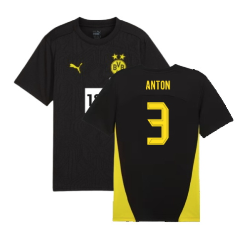 2024-2025 Borussia Dortmund Training Shirt (Black) - Kids (Anton 3)