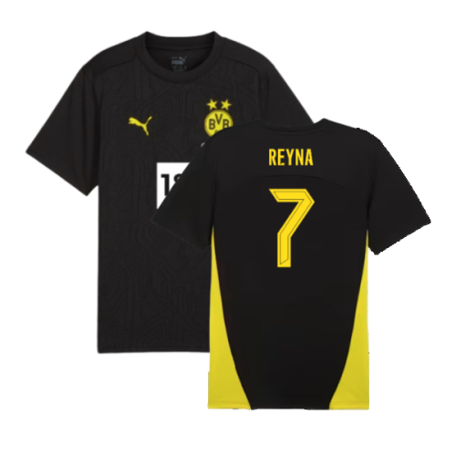 2024-2025 Borussia Dortmund Training Shirt (Black) - Kids (Reyna 7)