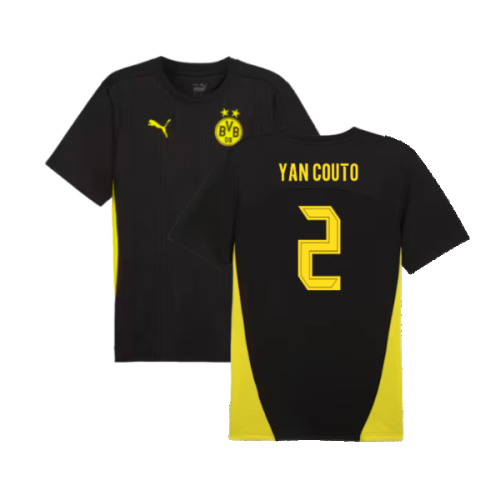 2024-2025 Borussia Dortmund Training Shirt (Black) (Yan Couto 2)